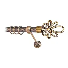Карниз для штор Lm Decor Астра 170 1р витой (антик, 4м)