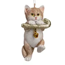 Елочная игрушка Erich Krause Decor. Котик с бубенчиком / 64561