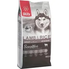 Сухой корм для собак Blitz Pets Sensitive Adult Lamb &amp; Rice 4204 (15 кг)
