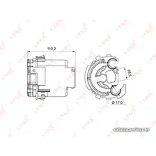 Топливный фильтр LynxAuto LF994M