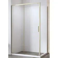 Душевой уголок Aquanet Pleasure Evo 140 AE65-140x100-GBT (золото брашированное/никель)
