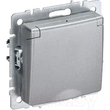 Розетка IEK Brite BR-R16-16-44-K47 (алюминий)