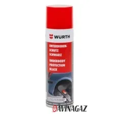 WURTH - Антикор битумно-каучуковый черный, 500мл / 0892073