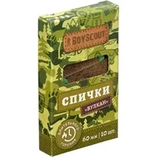 Спички BoyScout Вулкан 61034 (10 шт)