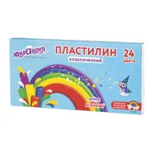 Пластилин Юнландия Юный волшебник / 105902 (24цв)