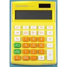 Бухгалтерский калькулятор Darvish DV-2707-12Y (желтый)