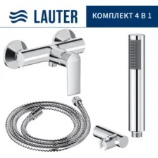 Смеситель Lauter Reef 21СК9678C с лейкой Relexa Lily 21S10048