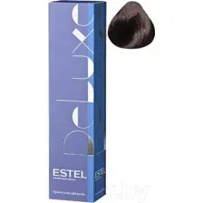 Крем-краска для волос Estel De Luxe 4/75 (шатен коричнево-красный)