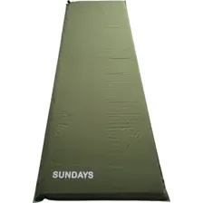 Самонадувающийся коврик Sundays ZC-SIM001-1 (5 см, темно-зеленый)