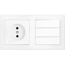 Розетка Bylectrica Стиль 3В-РЦ-689 (белый)
