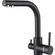 Смеситель ZorG Akvaduo Premium Brass black metallic