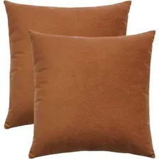 Декоративная подушка Matex Velours 50-049 (красно-коричневый, 2шт)