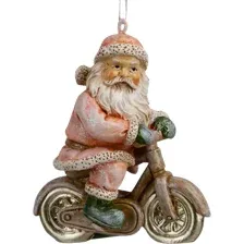 Елочная игрушка Erich Krause Decor. Санта на байке / 64540