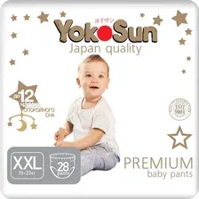 Подгузники-трусики детские YokoSun Premium XXL от 15 до 23кг (28шт)