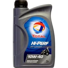 Масло моторное минеральное - TOTAL HI-PERF 4T SPORT 10W40 1л
