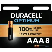Батарейка DURACELL Optimum AAA/LR03 MN 2400/8 Alkaline 1.5V (8шт)