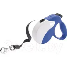 Поводок-рулетка Ferplast Amigo S 75712025 (синий/белый)