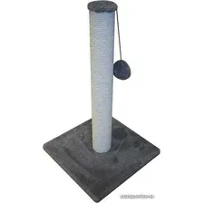 Когтеточка Cat House Столбик 60 (хлопок серый)