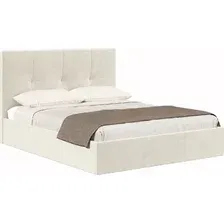 Кровать Хочу Домой Марсель с ПМ 160x200 (светло-бежевый велюр 303)
