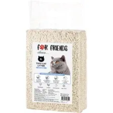 Наполнитель для туалета For Friends Tofu Natural / TUZ903 (6л, без запаха)
