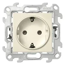 Розетка Simon 2420434-031 (слоновая кость)