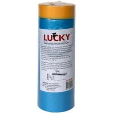 Пленка строительная Lucky Tape Маскер-защитная Washi с малярной лентой 270см WF27017 (17м)