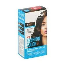 Крем-краска для волос "Fashion Color" тон: 4.77, тёмный шоколад