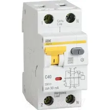 Дифференциальный автомат IEK АВДТ 32 C40 30мА MAD22-5-040-C-30