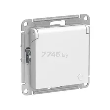 Розетка скрытая с заземлением SYSTEME (SCHNEIDER) ELECTRIC AtlasDesign лотос (ATN001346)