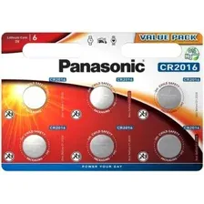 Батарейка Panasonic CR2016 CR-2016EL/6BW (6 шт)