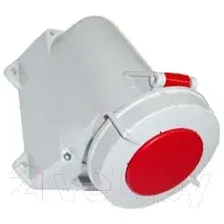 Розетка Bylectrica РПО32-907 (красный/серый)