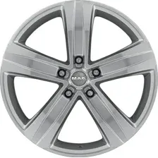Литой диск MAK Stone 5 18x7.5" 5x114.3мм DIA 66.1мм ET 38мм Silver