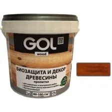 Пропитка GOL Wood Aqua Защитно-декоративная 2.5 кг (красное дерево)