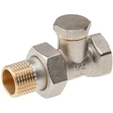 Кран вентильный для радиатора 1/2" с наружной резьбой AV ENGINEERING