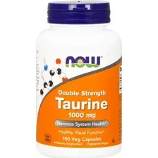 Таурин NOW Taurine 1000 мг 100 капсул