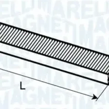 Фильтр, воздух во внутренном пространстве MAGNETI MARELLI 350203061130