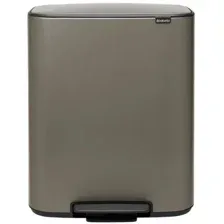 Мусорное ведро Brabantia Bo Pedal Bin 60 л (платиновый)
