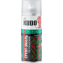 Грунт-эмаль Kudo По ржавчине RAL 9005 / KU-319005 (520мл, черный)