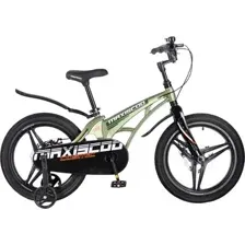 Детский велосипед Maxiscoo Cosmic 18 2026 / MSC-C1851D (оливковый матовый)
