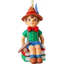 Елочная игрушка Erich Krause Decor. Пиноккио с книгами / 62276