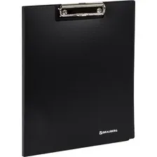 Планшет с зажимом BRAUBERG 221646 (черный)