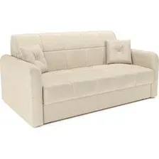 Диван Mebel-Ars Аккордеон Свег ППУ 180x200 (бархат бежевый Star Velvet 6 Light Beige)