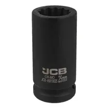 Головка ударная глубокая 25мм 12гр., 34 JCB JCB46810025