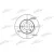 Диск тормозной передн AUDI 80 72-78 80 78-81 SEAT CORDOBA 94-99 CORDOBA Vario 96-99 IBIZA II 93-99 VW DERBY 81-84 GOLF PATRON PBD1518