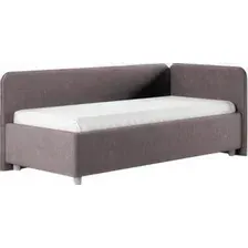Кровать-тахта Сонум Capri R 90x200 (микровелюр кофе)