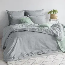 Комплект постельного белья Verossa Melange Семейный 50x70/70x70 / 775869 (Silver)