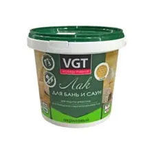 Лак акриловый VGT для бань и саун 0,9кг