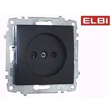 Розетка El-Bi Zena-Vega / 609-011100-215 (дымчатый)