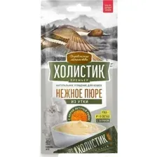 Лакомство для кошек Деревенские лакомства Холистик Премьер. Нежное пюре из утки 4x10 г