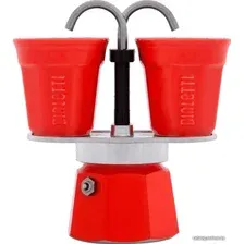 Гейзерная кофеварка Bialetti Mini Express Strawberry